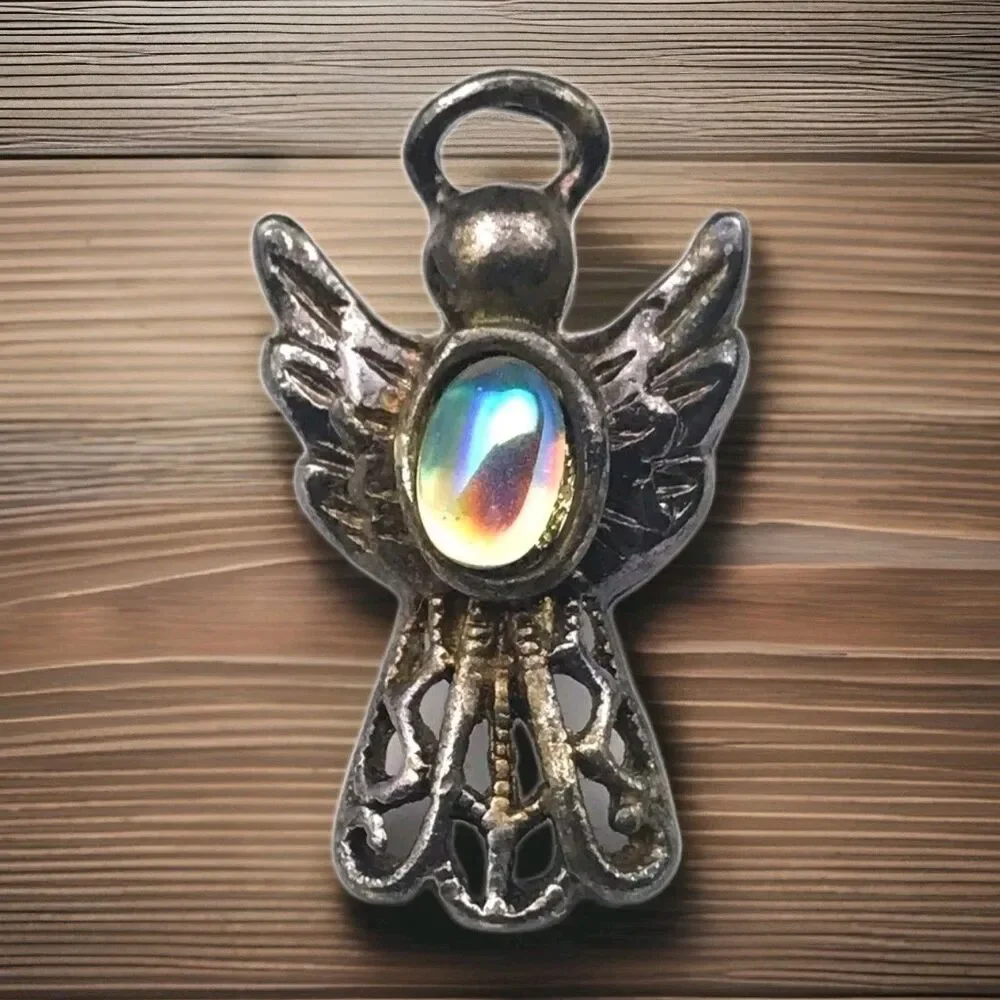 Angel Pin Brooch Vintage Small Christian